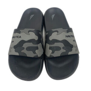 Nautica Camo Slides Men's Size 9 Slip on Streetwear Sandals